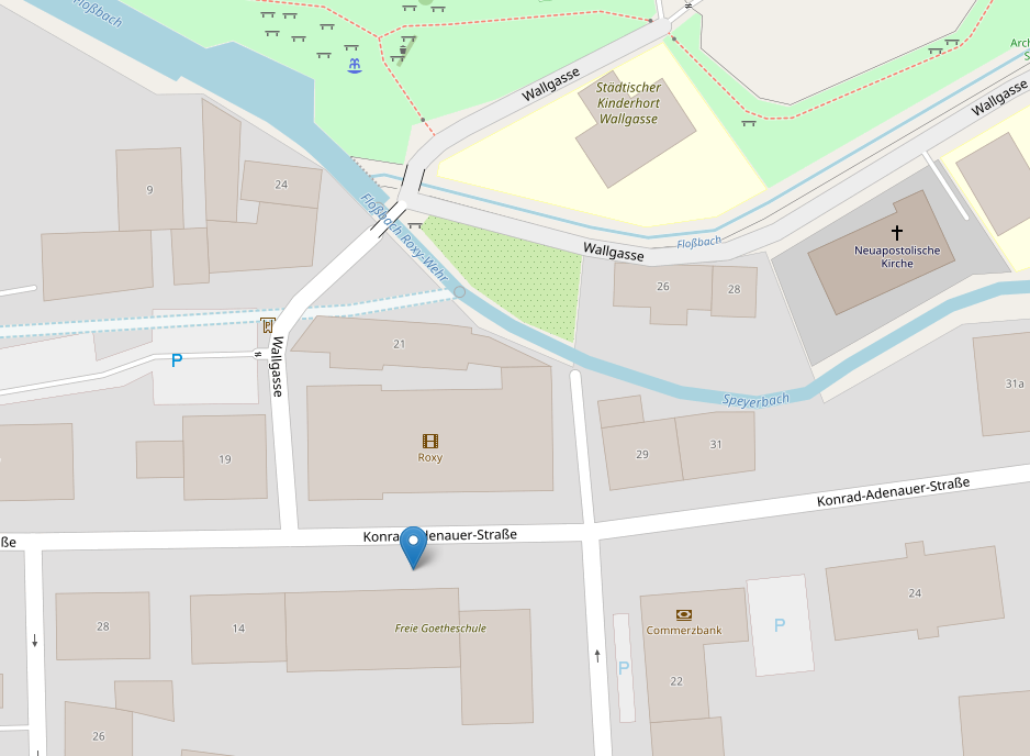 Vorschaugrafik: Standort der Waldorfschule Neustadt